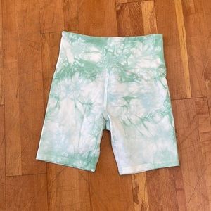 Tie Dye Biker Shorts XS Forever 21